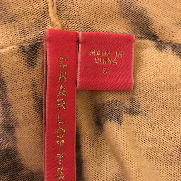 Charlotte Tarantola Yellow Hooded Cardigan Size S - Picture 3 of 7